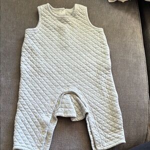 Quilted Gray Kids One Piece NWOT